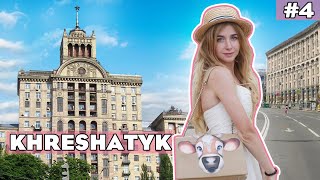 Kyiv Ukraine Walking tour 4 Khreshatyk street  TSUM Perepichka  Bessarabian market Arena City [upl. by Anavoig]