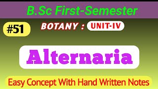 Alternaria  Deuteromycotina  General Characteristics Life Cycle alternaria deuteromycotina [upl. by Jacklin]