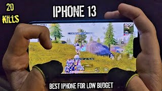 IPHONE 13 IN 2024  BEST LIVIK 4FINGERS CLAW HANDCAM  PUBG MOBILE [upl. by Anitsahs]