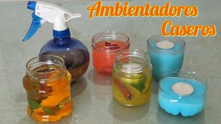 Cómo hacer Ambientadores Caseros y Ecológicos Ambientador de gelatina natural Aromatizador hogar [upl. by Adnilreh859]