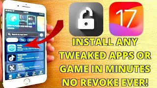 BEST Way To Install Tweaked Apps and Games iOS 1718 NO ComputerJailbreak Install FlekStore iPAs [upl. by Conrad]