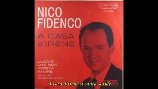 Nico FidencoA Casa DIrene1964WITH ITALIAN LYRICS [upl. by Ria795]