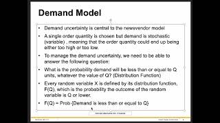 Introduction to the newsvendor model [upl. by Icaj]