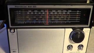 China Radio International 9570 Khz Shortwave on Patrolman SW 60 [upl. by Calley]