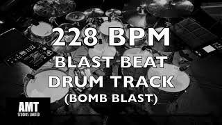 228 BPM BLAST BEAT DRUM TRACK BOMB BLAST [upl. by Jory]