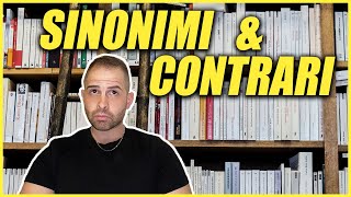 SINONIMI e CONTRARI conosciamoli insieme [upl. by Statis58]