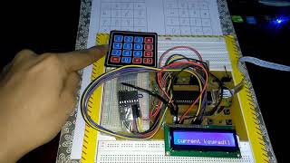 KEYPAD 4x4 Multiple Keypad Matrix Driver for AVR Microcontroller [upl. by Begga983]