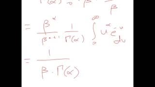 Gamma Distribution Mean and Variance [upl. by Diena]