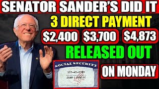 Senator Sanders Did It  3 Direct Payments 240037004873 Releasing For Social Security SSI SSDI [upl. by Adim407]