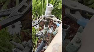 Banging Irrigation Pipes Install a Water Hammer Arrestor shorts [upl. by Ahsilla88]