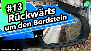 13 Rückwärts um den Bordstein  Fahrschule Punkt [upl. by Eralcyram]