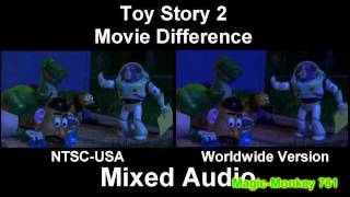 Movie Differences  Toy Story 2 [upl. by Nalim723]