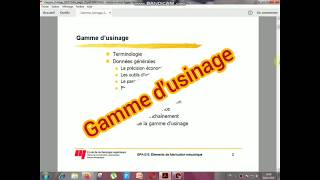 Gamme Dusinage [upl. by Kciredohr]