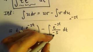 Laplace Transform  Calculating the Laplace Transform [upl. by Airehs]