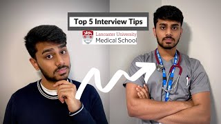 Top 5 interview tips  Lancaster Medical Student [upl. by Redyr829]