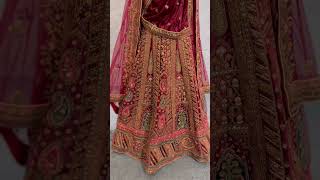 Bridal lehengaa on velvet 🩵 [upl. by Traweek]