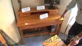 Discovery World Furniture Desk  Factorybunkbedscom [upl. by Eimaraj]