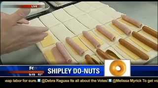 Houston Restaurants  Shipley DoNuts  Making Kolaches [upl. by Inoek]