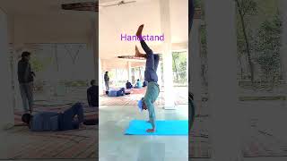 How to do handstand stronghand forconcentration happyandhealthylifewithsantoshkumar [upl. by Rosella]