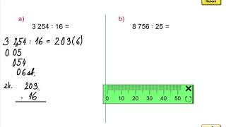 Dělení dvojciferným číslem procvičování 325416 Mat mat pro 5roč 1 díl str 48 cv 6 ab [upl. by Suilenrac]