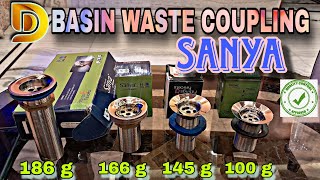 SS and Brass basin waste coupling details review sanya diamondsanitarymart [upl. by Garland]