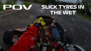 Shifter Kart POV Onboard With Slick Tyres In The Wet  Drivers Eye  Insta Go3s [upl. by Cappella]