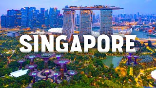 Singapore 8K Video Ultra HD 60 FPS  Drone Video  8K TV Video [upl. by Moia966]