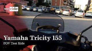 Yamaha Tricity 155 2024  POV Test Ride [upl. by Ferino796]