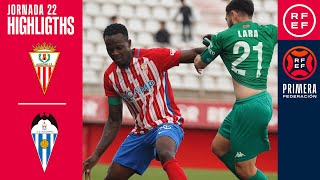 Resumen PrimeraFederación  Algeciras CF 11 CD Alcoyano  Jornada 22 Grupo 2 [upl. by Sana]