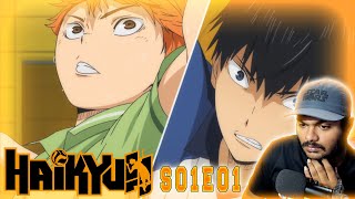 Haikyu S01E01 REACTION VIDEO FIRST TIME WATCHING [upl. by Fogel]