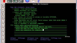 AS400 amp IBM i SQL Create Table 6 [upl. by Nawuq]