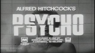 Psycho 1960 Rerelease Trailers [upl. by Egdamlat]