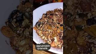 Granola fait maison so healthy 💯😋😍 youtubeshorts granola youtubefood healthy breakfast [upl. by Mauve]