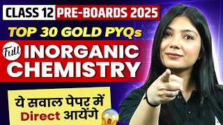 Class 12 Inorganic Chemistry All Important Questions  Class 12 Board Exam 2025 Inorganic Chemistry [upl. by Yluj]