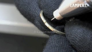 PUK Welding device – Resizing a gold ring  Ringweite anpassen [upl. by Anid822]