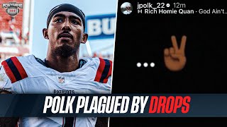 JaLynn Polk STRUGGLES Continue  Patriots Rookie Posts Cryptic IG Story [upl. by Nirrad]