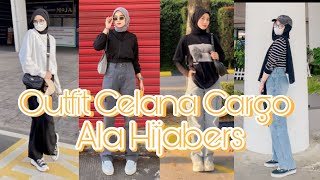 Outfit Celana Cargo Ala Hijabers  tampil simpel namun tetep kece ✨ Link Produk Cek di Deskripsi 🌼 [upl. by Siocnarf]