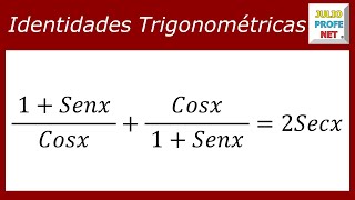 Demostración de identidades trigonométricas  Ejercicio 9 [upl. by Petrie]