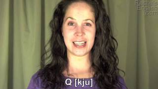 How to Pronounce the Alphabet American English Pronunciation [upl. by Faythe]