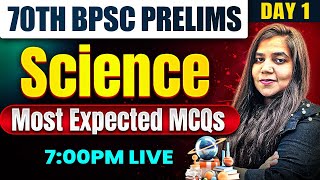 quot70th BPSC Prelims 2024 Science  Most Expected MCQs Day 1  Crack BPSC with Neetu Mamquot [upl. by Spancake957]