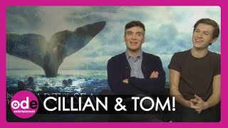 Tom Holland and Cillian Murphy on being covered with KY Jelly for In the Heart of the Sea [upl. by Llerruj]