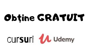 Cursuri Udemy  GRATUITE  dezvoltare personala cursuri [upl. by Allemrac]