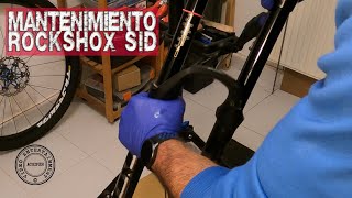 Mantenimiento completo Rockshox SID [upl. by Zetrom]