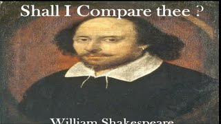 Shall I Compare thee by William Shakespeare [upl. by Martino]