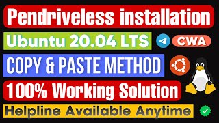 Ubuntu Pendriveless Installation  Copy amp Paste  Install directly from Windows  No clickbait✔️ [upl. by Elke638]