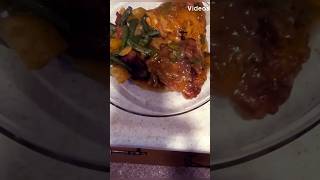 Smothered chickenamp green beans goodeats foodie recipe yutubeshorts soulfood viralshorts [upl. by Jezreel]