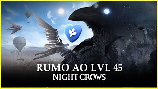 Night Crows RUMO AO LV 45 F2P HARDCORE NFT CURIOSO5732 [upl. by Reham859]