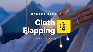 Cloth Flapping Sound Effects  100 Royalty Free No Copyright Strikes [upl. by Orten]