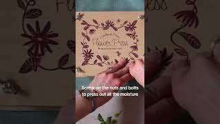 How to make pressed flower art [upl. by Divad]