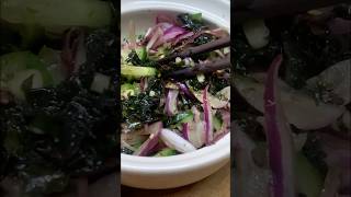 Seaweed salad 🇰🇷South Korea salad korean food koreanfood recipe shorts shortvideo yummy [upl. by Gnay639]